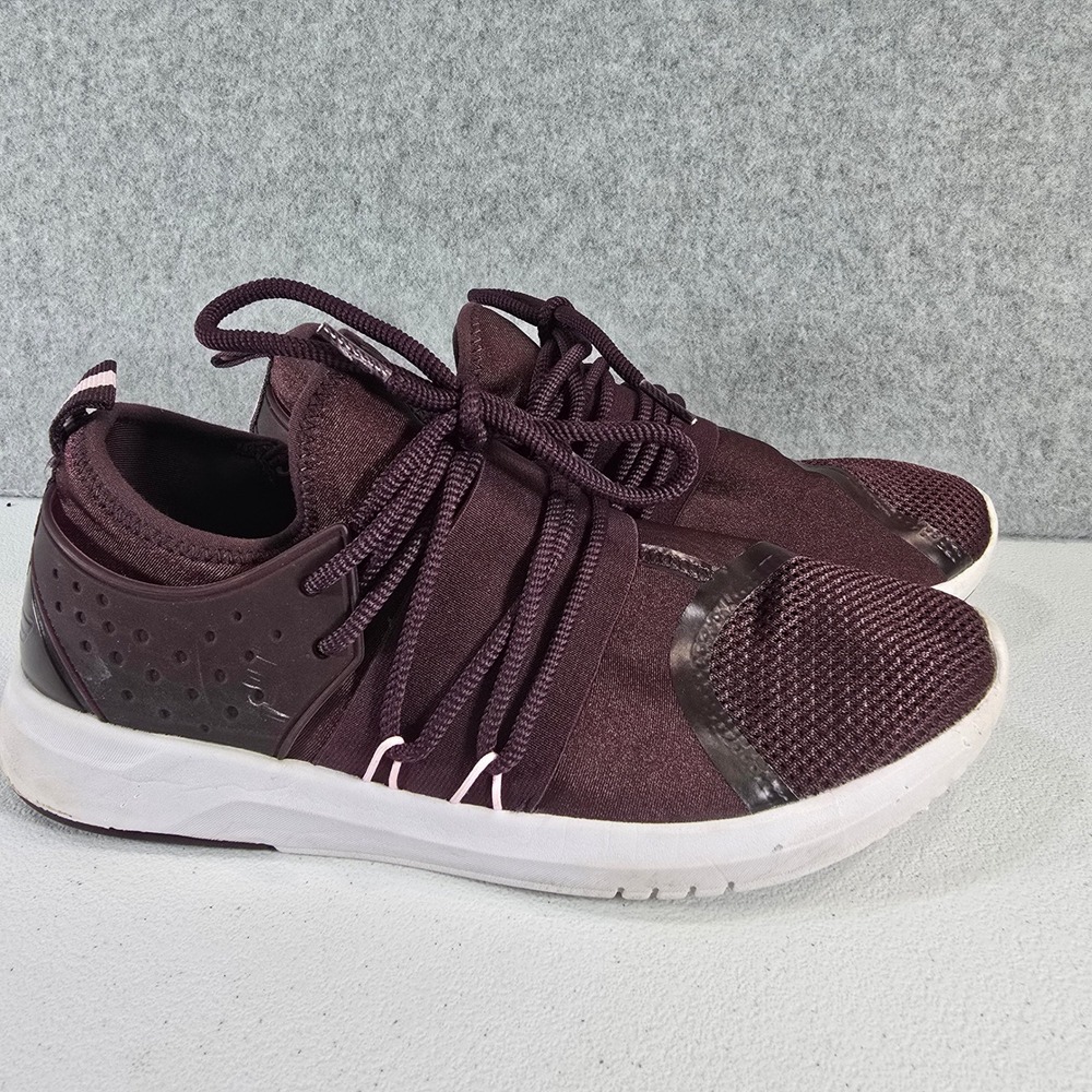 Fabletics Pismo Performance Sneaker Womens 9 Burgundy Training Shoes Mesh Low